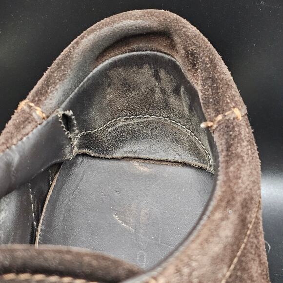 Santoni Brown Suede Sneakers Lace up Mens size 11.5 D - Picture 8 of 10